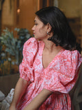 Floral Short Summer Dress - Odhanon