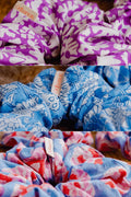 Hand Block Cotton Scrunchies - Odhanon